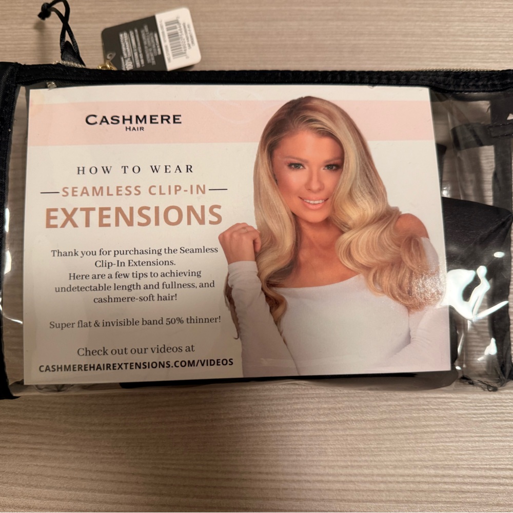 Cashmere Hair Pale Ash Blonde Extensions